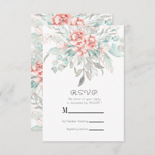 Douce Florale de Printemps et de Verdure Réponse R (Devant / Derrière)