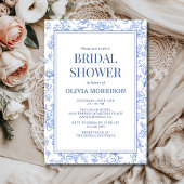 Douce Invitation de Réception de Mariage Florale C