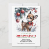 Douce invitation numérique de Noël pour enfants av (Devant)