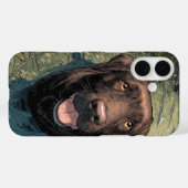 Douce Labrador dans une coque de téléphone Water – (Verso (horizontal))
