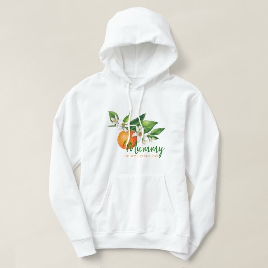 Douce Mama Citron Future Maman Baby Shower Sweat à (Design devant)