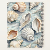 Douce Mer Côtière Bleue Aquarelle (Dos)