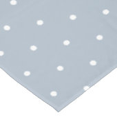 Douce Nappe Vintage à pois Bleu Blanc (Angle)