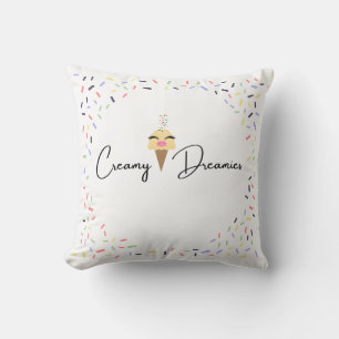 Douce Oreiller Crème Rêveries Paillettes