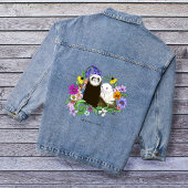 Douce Paire de Furets Floraux Bleus Fantaisistes