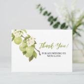 Douce petite poire Carte de remerciements (Debout devant)