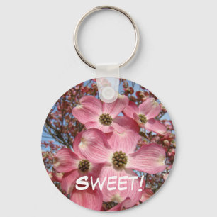Douce ! porte-clés Fleurs de Cornouiller Rose port