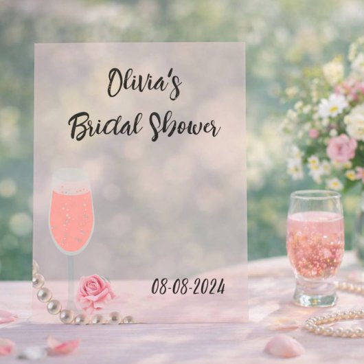Douce soirée de mariage avec perles roses et prose
