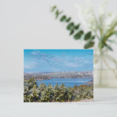 Doucement De Neige À Table Rock Lake Carte Postale (Debout devant)