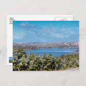 Doucement De Neige À Table Rock Lake Carte Postale (Devant / Derrière)