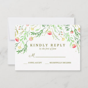 Doucement romantique   Mariage floral RSVP