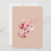 Douces Boissons & Cœurs Tasses Roses Carte de la S (Dos)