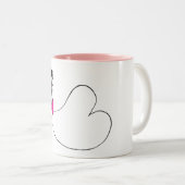 Douces Gorgées : Rose - Loreen Aime Mug (Devant droit)