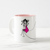 Douces Gorgées : Rose - Loreen Aime Mug (Devant gauche)