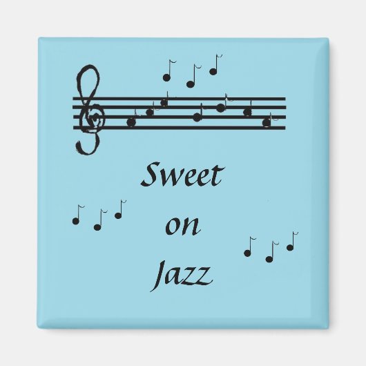 Douceur pour le Jazz - aimant (Devant)