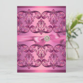 Douceur rose pâle et poitrine16 Invitation d'anniv (Debout devant)