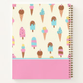 Douceurs de crème glacée Pastel | Livre de croquis (Dos)