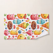 Douceurs gaies et amusantes (Serviette à main)