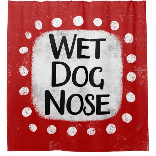 Douche à nez humide Chien rideau (Devant)