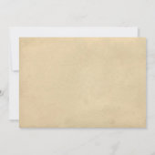 Douche à thé nuptiale, style vieille carte postale (Dos)