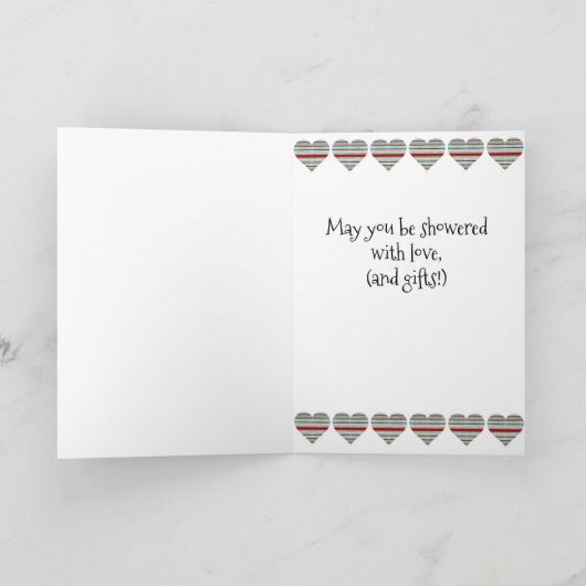 Douche avec Amour - Carte Anniversaire (Intérieur)