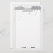 Douche avec la papeterie de baby shower d'amour (Devant / Derrière)