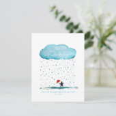 Douche avec Love Anniversaire Carte de vacances (Debout devant)