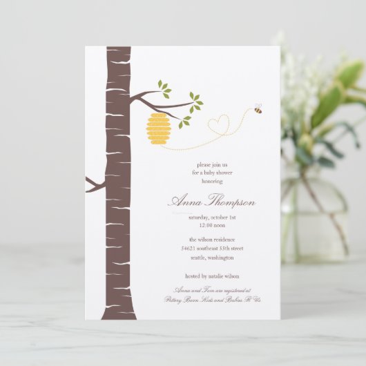 Douche Bee Hive / Invitation à la fête (Debout devant)