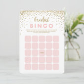 Douche Confetti | Cartes de bingo (Debout devant)