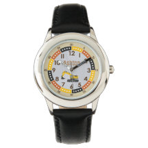 Douche cool personnalisée montre enfant noir