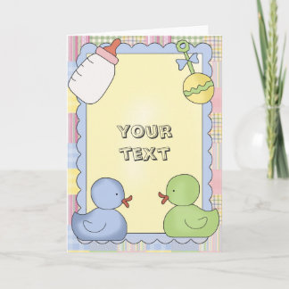 Douche de cartes de bébé, Congrats, Merci, nouveau