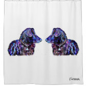 Douche de chien coloré rideau "Fionna" (Devant)