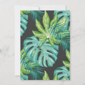 Douche de jungle de carte de remerciements de baby (Dos)