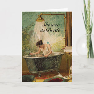 Douche de la mariée Carte de voeux Invitation