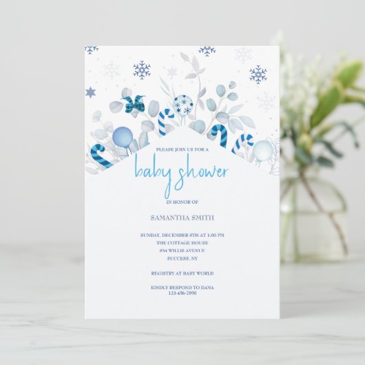 Douche de vacances pour Invitation garçon (Debout devant)