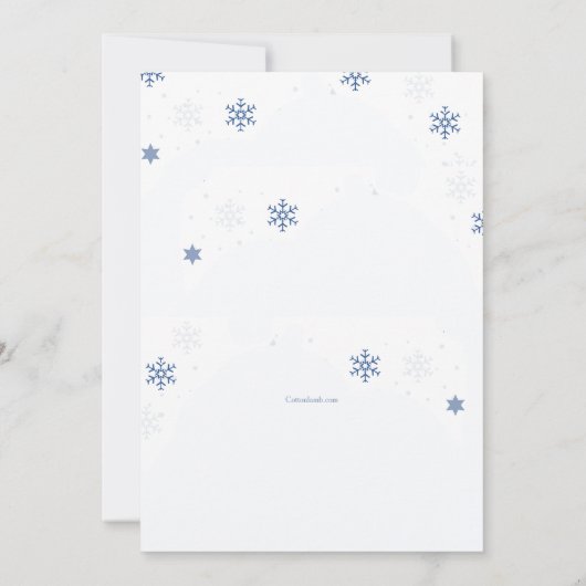 Douche de vacances pour Invitation garçon (Dos)