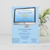 Douche door Mail Baby Boy Blue Online Kaart (Staand voorkant)