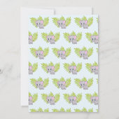 Douche door Mail Baby Boy Blue Online Kaart (Achterkant)