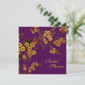 Douche en or - invitations Fêtes des mariées (Debout devant)