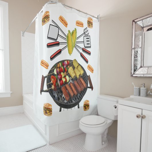 Douche Gordijn Barbecue (In situ)