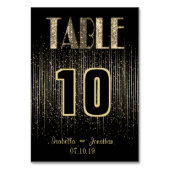 Douche légère en or | Cartes de table (Par défaut)