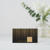 Douche Lumière d'or sur les cartes Black Place (Debout devant)