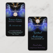 Douche magique fractale avec Carte de visite de lo (Devant / Derrière)