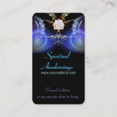 Douche magique fractale avec Carte de visite de lo (Dos)