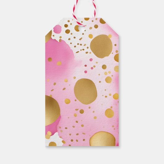 Douche met liefde meisje teddybeer babyshower favo cadeaulabel (Achterkant)