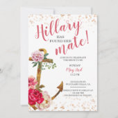 Douche nautique | Invitation de douche d'Ancre (Devant)