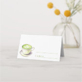 Douche nuptiale à thé Matcha - Cartes mariages (Dos)