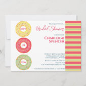 Douche nuptiale à thème Donut Invitation (Devant)