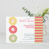 Douche nuptiale à thème Donut Invitation (Debout devant)