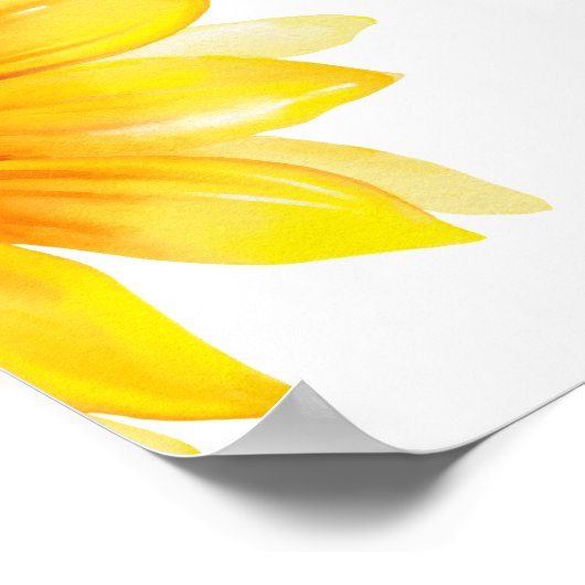 Douche nuptiale Affiches dans un design moderne. (Coin)